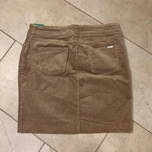 S. C & Co shirt corduroy skirt